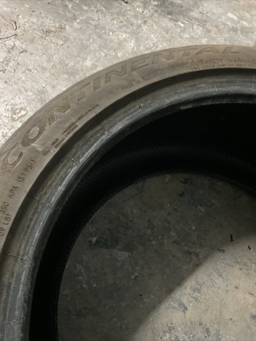 2018 NISSAN 370Z FRONT & REAR TIRES SET CONTINENTAL EXTREME CONTACT SPORTPLUS+
