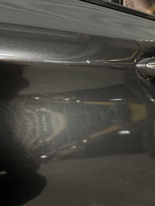 2011 BMW 550i F10 5 SERIES REAR LEFT DOOR GRAPHITE METALLIC (A90)~MINOR SCUFFS~