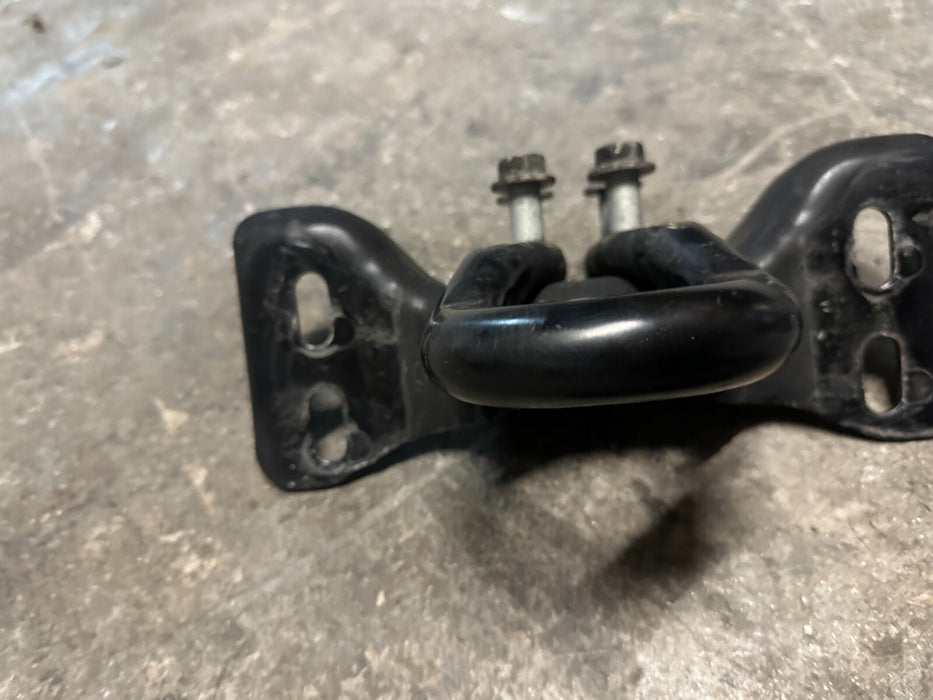 2017-2022 FORD F250 F350 F450 FRONT BUMPER ALL BLACK LEFT & RIGHT TOW HOOKS OEM