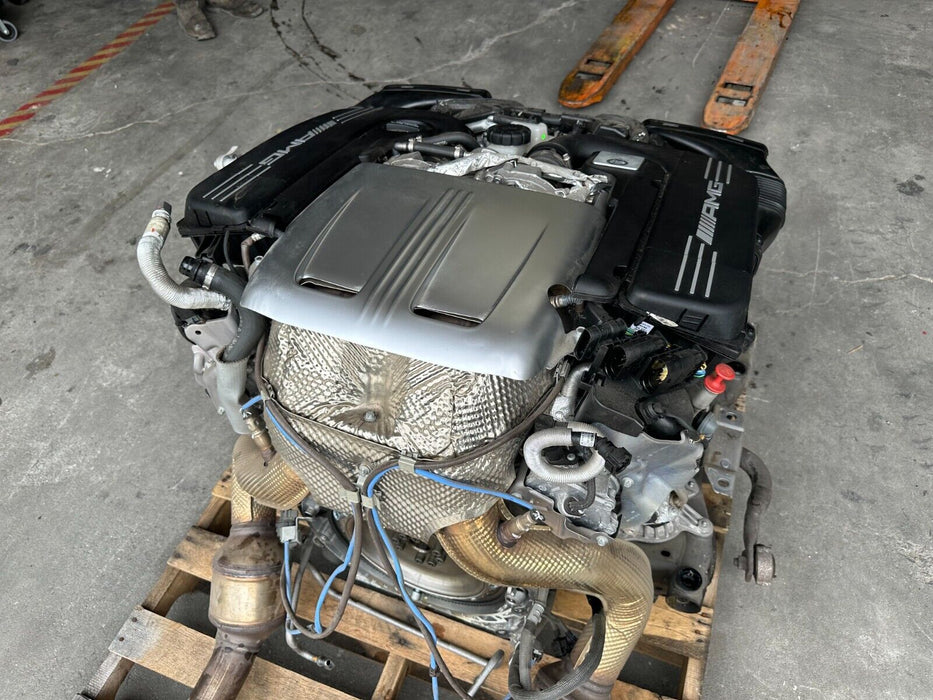 2017 MERCEDES-BENZ C63 AMG C205 4.0L V8 Turbo ENGINE M177 14K MILES OEM