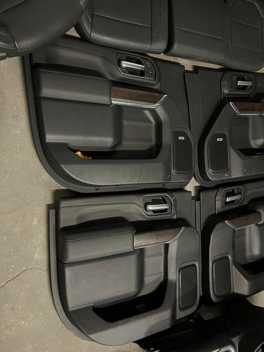 2020 2021 2022 GMC SIERRA SLT 2500 3500 INTERIOR SEATS DOOR PANELS SET HEATED