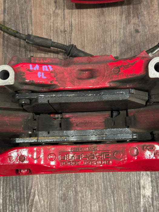 2018-2024 LAMBORGHINI URUS FRONT REAR CARBON CERAMIC BRAKE CALIPERS OEM