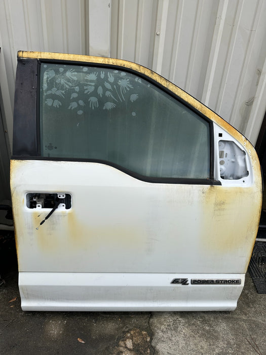 2020 FORD F250 F350 FRONT RIGHT DOOR SHELL OEM *HEAT FLAWS*