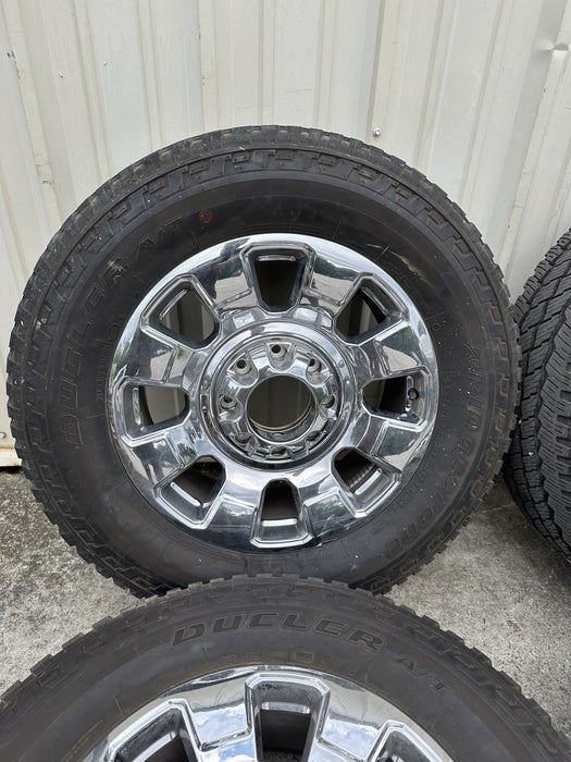 2024 FORD F250 KING RANCH OEM WHEELS RIMS TIRES 20X8 LT275/65/R20 PC3C 1007 BA