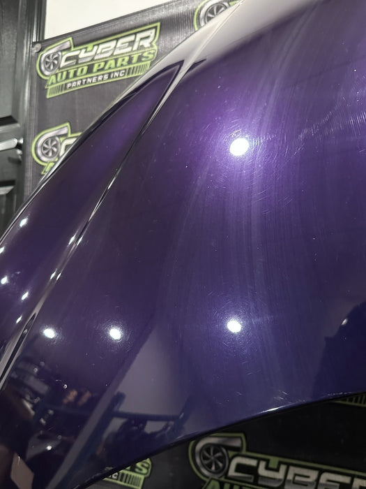 2014 AUDI R8 FRONT HOOD BONNET ASSEMBLY OEM GENUINE PURPLE