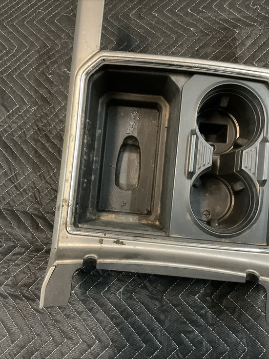 2017-2019 FORD F250 F350 PLAT￼INUM CENTER CONSOLE TRIM OEM~COSMETIC DAMAGE~