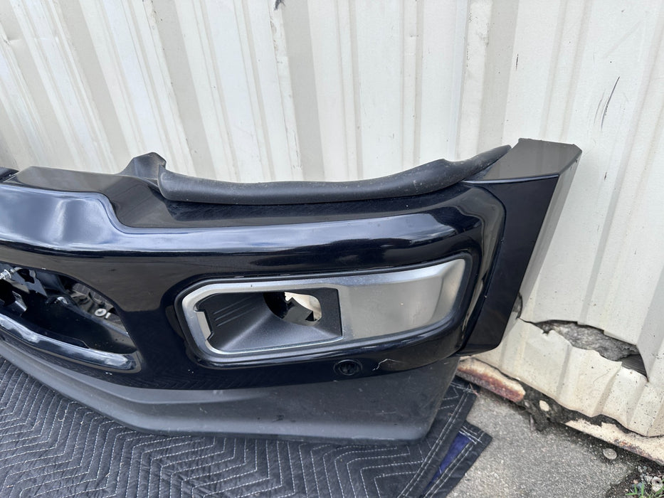 2023 2025 FORD F450 PLATINUM FRONT BUMPER ASSEMBLY AGATE BLACK ~MINOR SCRATCHES~
