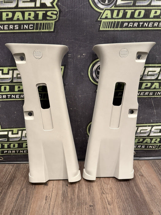 2017 NISSAN TITAN XD RESERVE LEFT RIGHT UPPER B PILLARS OEM