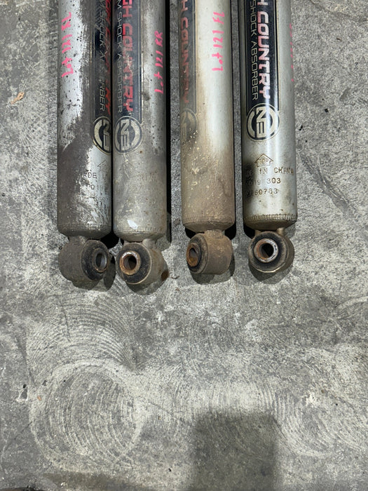 2015 DODGE RAM 2500 FRONT REAR ROUGH COUNTRY N3 SHOCK STRUT SET