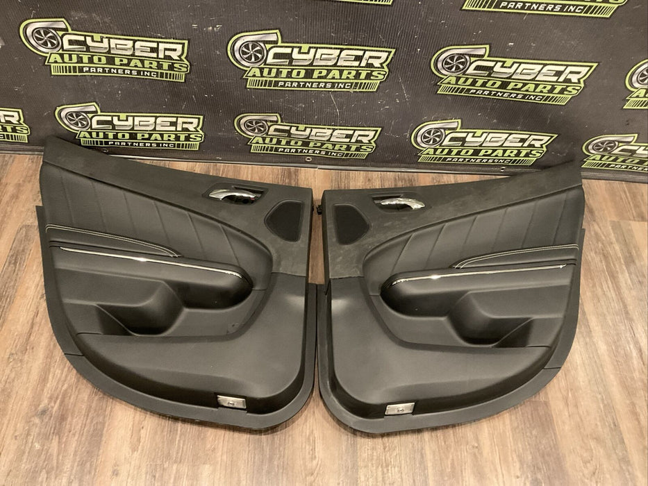 2015-2021 DODGE CHARGER HELLCAT REAR PASSENGER DRIVER DOOR PANEL PAIR OEM~WEARS~
