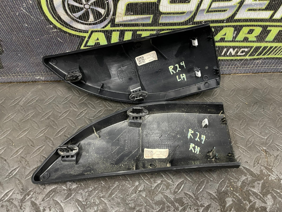 2019 FORD F250 PLATINUM DIESEL FRONT LEFT RIGHT DOOR MIRROR CORNER TRIM SET OEM
