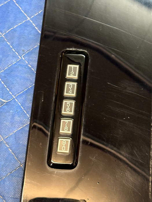 2021 FORD F250 F350 FRONT DRIVER LEFT GLOSS BLACK DOOR B PILLAR TRIM OEM *READ*