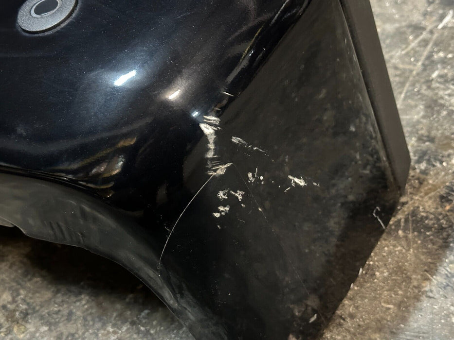 2017 FORD F250 AGATE BLACK REAR BUMPER W/ SENSOR HARNESS OEM ~COSMETIC FLAW~