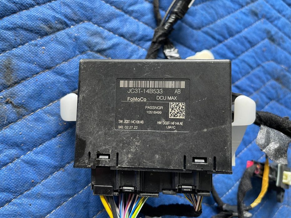 2019 2020 2021 FORD F250 F350 PLATINUM FRONT RIGHT DOOR HARNESS MC3T-14630-AC