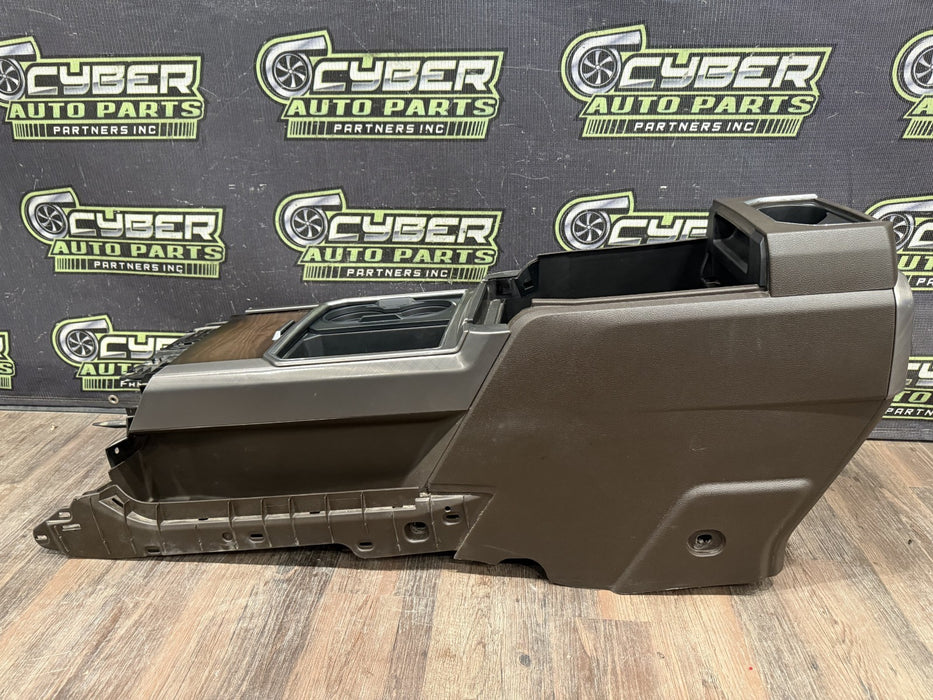 2017-2019 FORD F350 LIMITED CENTER CONSOLE ASSEMBLY OEM ~MINOR WEARS~