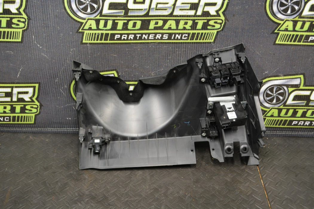 2011 INFINITI G37 DRIVER SIDE LOWER DASH PANEL FINISHER VDC OFF SWITCH OEM 71K M