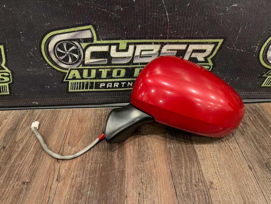 2014 TOYOTA PRIUS V DRIVER LEFT SIDE VIEW HEATED DOOR MIRROR W/RED CAP COVER OEM