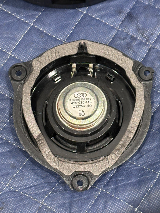 2014 AUDI R8 B&O BANG & OLUFSEN LEFT RIGHT DOOR SPEAKERS SET OEM 420 035 415 A