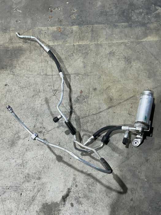 2014 PORSCHE 911 TURBO S AC A/C RECIEVER DRIER WITH AC LINES ASSY OEM