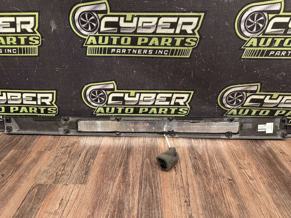 2017-18 AUDI R8 INTERIOR CARBON FIBER LEFT RIGHT KICK SCUFF PLATES OEM *READ*