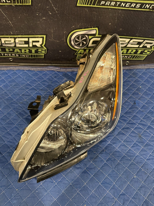 2009-2011 INFINITI G37 COUPE DRIVER LEFT HEADLIGHT BLACK HOUSING OEM *BLEMISH 4*