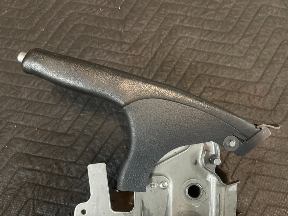 2009-2020 NISSAN 370Z LEATHER EMERGENCY E BRAKE HANDLE LEVER *SCRATCHES*