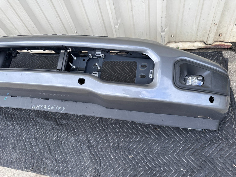 2023 2024 2025 FORD F250 F350 FRONT BUMPER ASSEMBLY CARBONIZED GRAY OEM