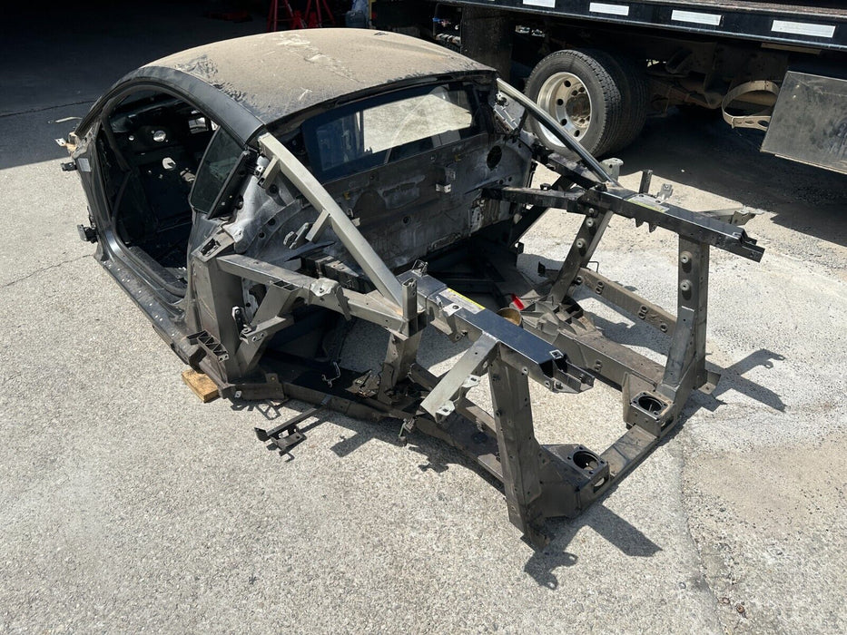 2012 AUDI R8 BODY SHELL FRAME CHASSIS TUB / DAMAGE TO FRONT RIGHT & REAR LEFT