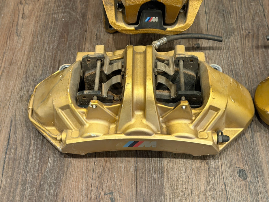 2020 BMW M8 M5 CARBON CERAMIC BREMBO BRAKE CALIPERS SET OEM 5K MILES 2021 2022
