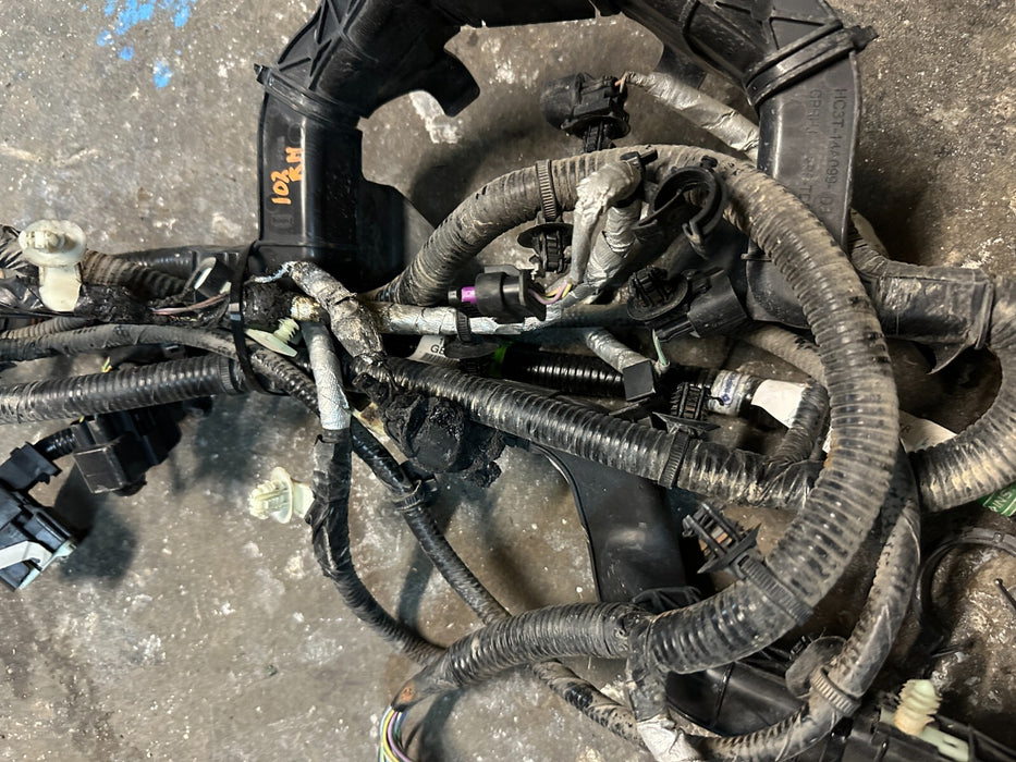 2018 FORD F350 6.7L DIESEL DPF RIGHT FRAME HARNESS OEM JC3T 14406 DB ~READ~