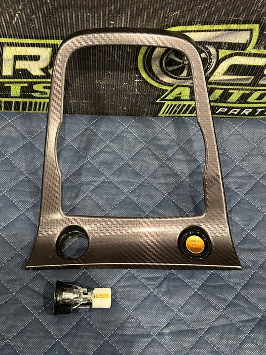 2015 JAGUAR F TYPE R SHIFTER TRIM & START SWITCH OEM EX53 045B44 ED ~READ~