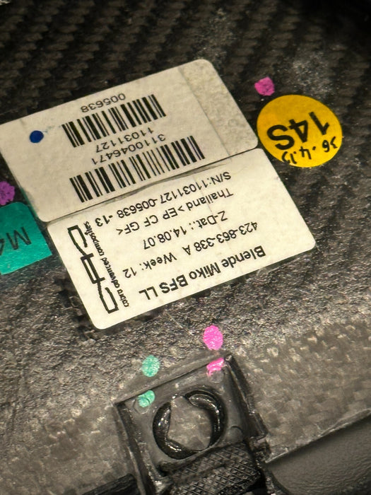 2014 AUDI R8 FRONT CENTER CONSOLE BASE OEM W/ CARBON FIBER TRIMS 423 863 241 D