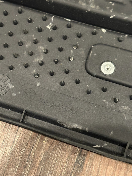 2022 DODGE RAM 2500 REAR RIGHT SNAP IN CARPET MAT RUBBER MAT OEM 6NL88TRMAA