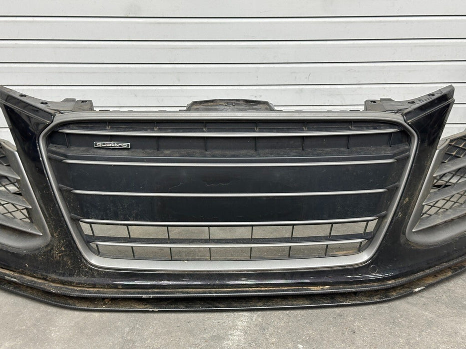 2014 2015 AUDI R8 PLUS FRONT BUMPER COMPLETE ASSEMBLY OEM GENUINE BLACK