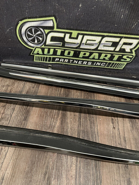 2017-19 FORD F250 F350 F450 CHROME DOOR WINDOW BELT SET OEM /READ DESC/