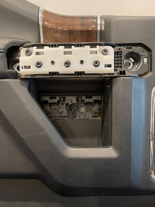 2017-2019 FORD F250 F350 BLACK FRONT DRIVER LEFT DOOR PANEL OEM SCRATCHES