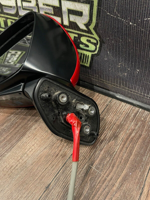 2014 TOYOTA PRIUS V DRIVER LEFT SIDE VIEW HEATED DOOR MIRROR W/RED CAP COVER OEM