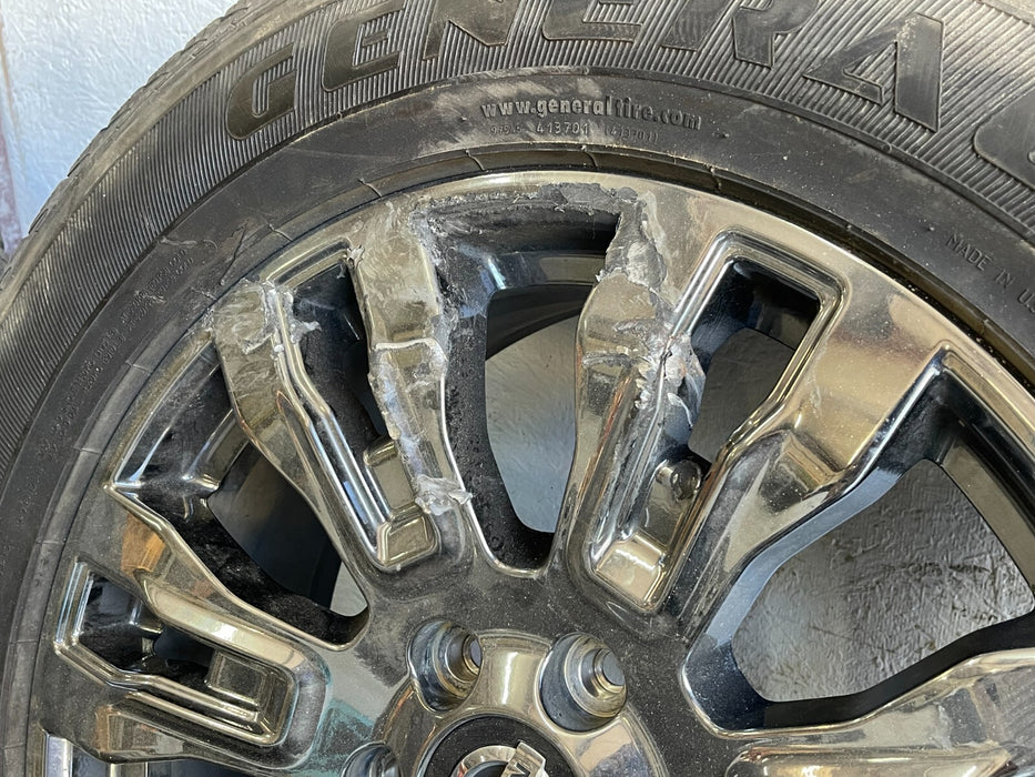 2016-2019 NISSAN TITAN XD PLATNIUM RESERVE WHEELS RIMS TIRES 20X7.5 OEM (3)