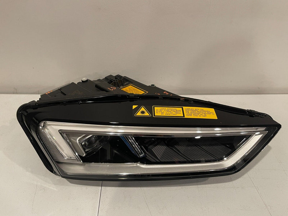 2017-2023 AUDI R8 LED LASER LEFT RIGHT HEADLIGHT PAIR OEM *MINT* SEE DESCRIPTION