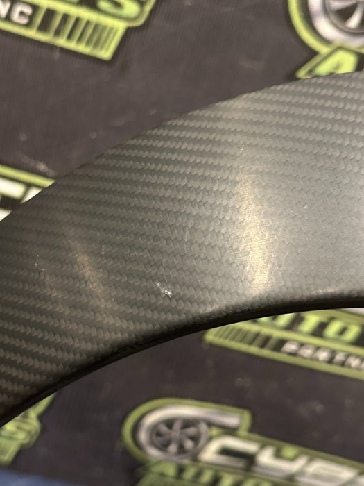2014 AUDI R8 DASH DASHBOARD CARBON FIBER COVER FRAME 423 857 171 A OEM ~SCUFFS~