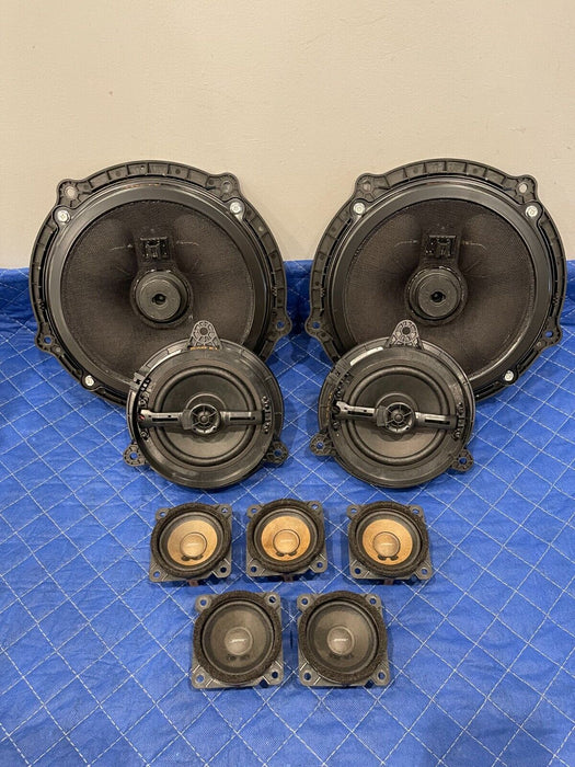 2017 INFINITI Q50 RED SPORT FRONT & REAR BOSE AUDIO SPEAKERS ASSEMBLY OEM