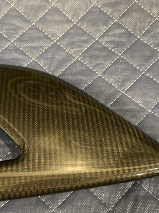 2012 AUDI R8 SPYDER LEFT DOOR CARBON FIBER TRIM PANEL OEM 423 868 091