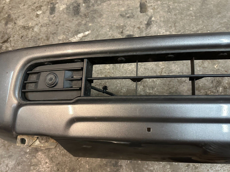 2016 2018 NISSAN TITAN XD PRO-4X GRAY METALLIC FRONT BUMPER ASSEMBLY MINOR FLAWS