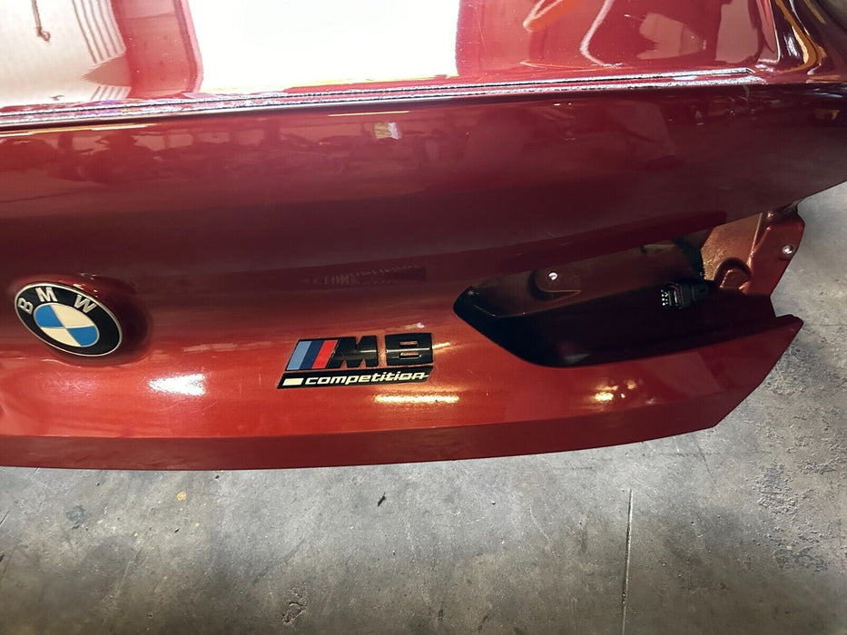 2020 BMW M8 COMPETITION F93 G16 REAR TRUNK MOTEGI RED (PAINT CODE: C3K)