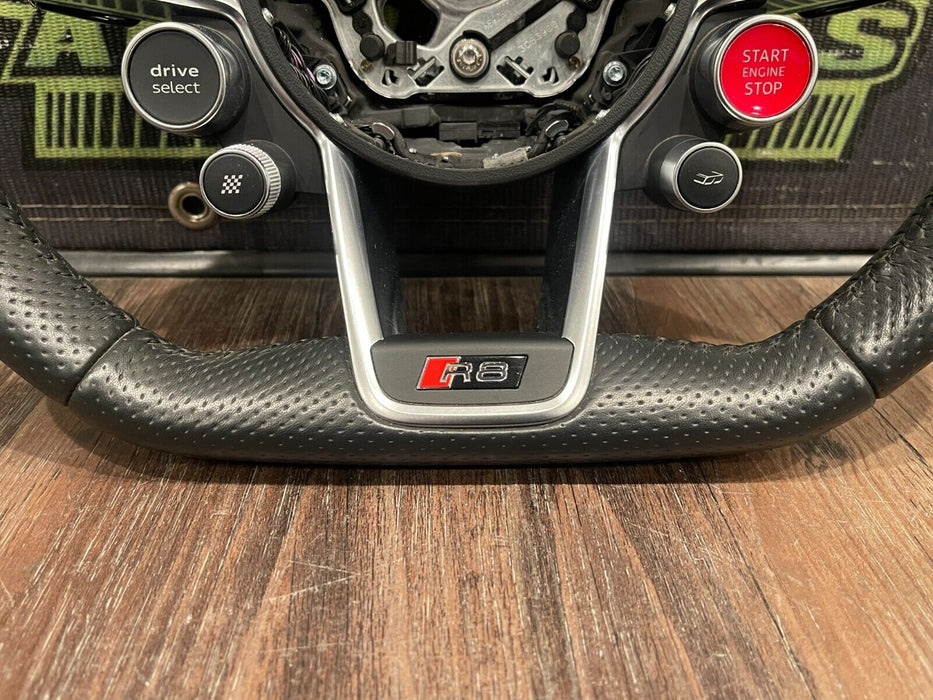 2017 2018 AUDI R8 PLUS STEERING WHEEL ASSEMBLY OEM GENUINE 20K MILES