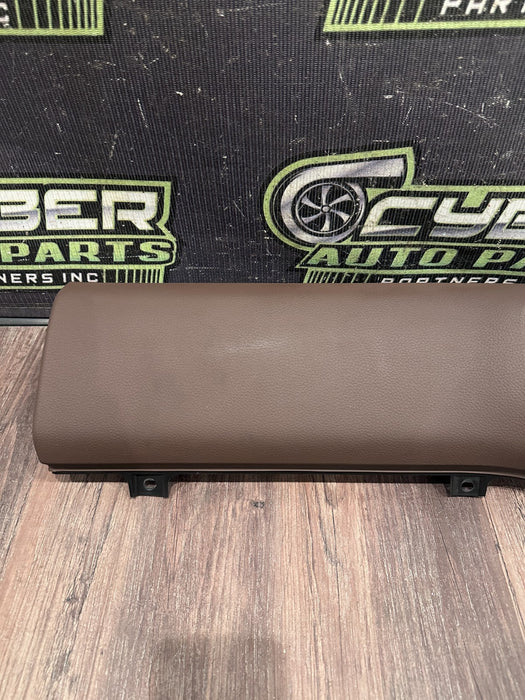 2017 NISSAN TITAN XD RESERVE BROWN LEATHER DASHBOARD RIGHT AIR VENT TRIM OEM
