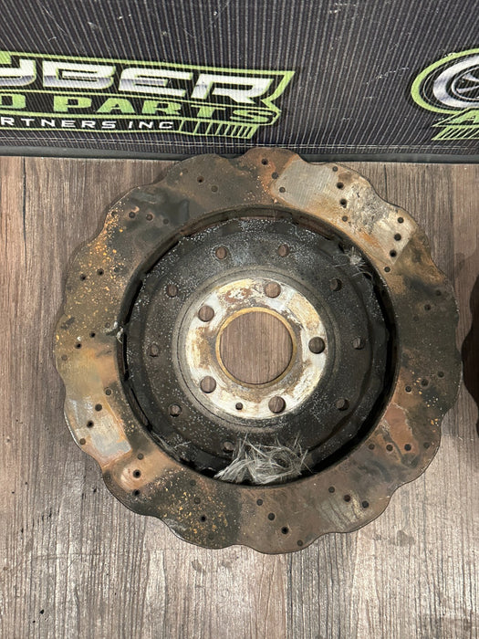 2014-15 AUDI R8 FRONT REAR LEFT RIGHT ROTORS SET OEM *READ!*