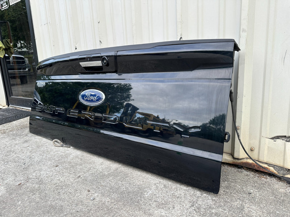 2023 2024 FORD F250 F350 F450 LARIAT POWER TAILGATE W/ STEP OEM GENUINE BLACK
