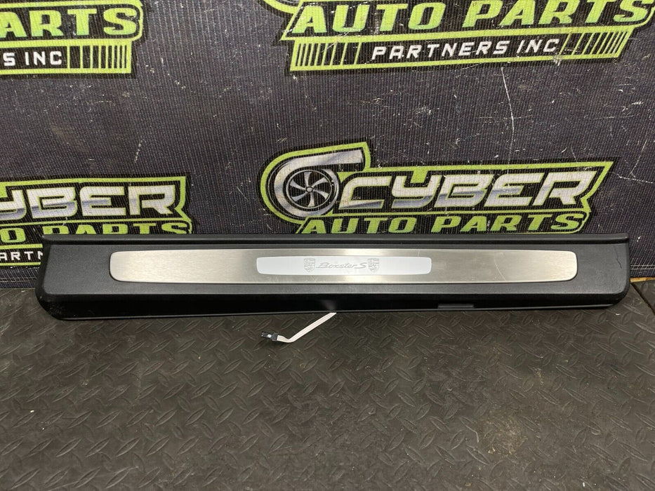 PORSCHE 718 982 BOXSTER S LEFT KICK SCUFF PLATE OEM