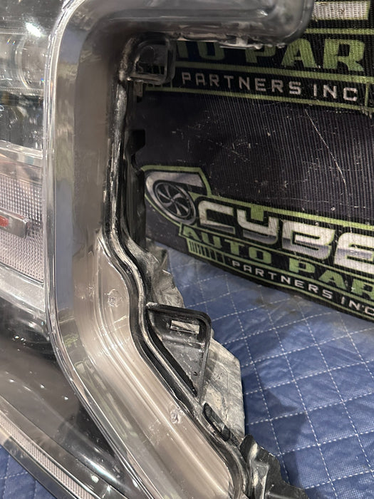 2020 2021 2022 FORD F250 F350 F450 RIGHT PASSENGER SIDE LED HEADLIGHT OEM ~CRACK